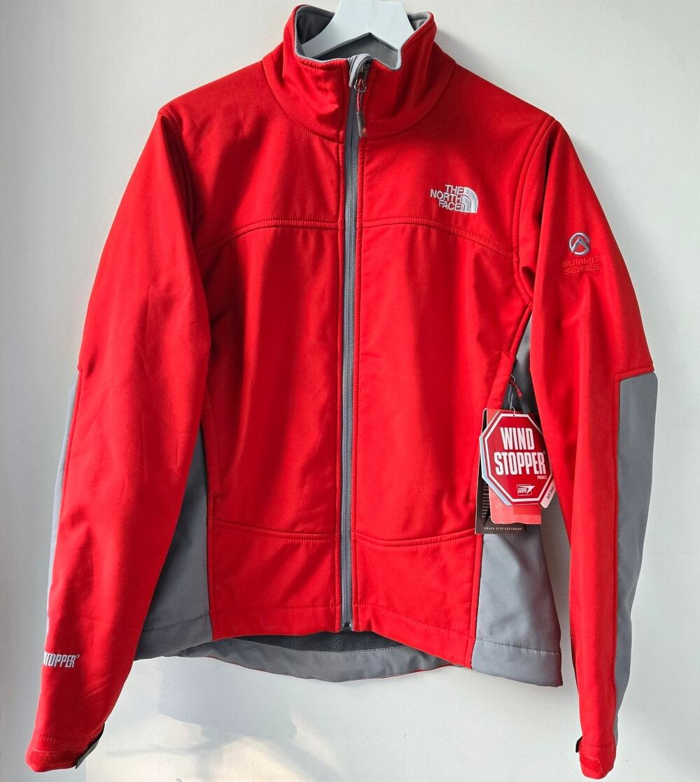 The North Face NEW $199 Sentinel Windstopper Jacket Molten Red Womens Large NWT